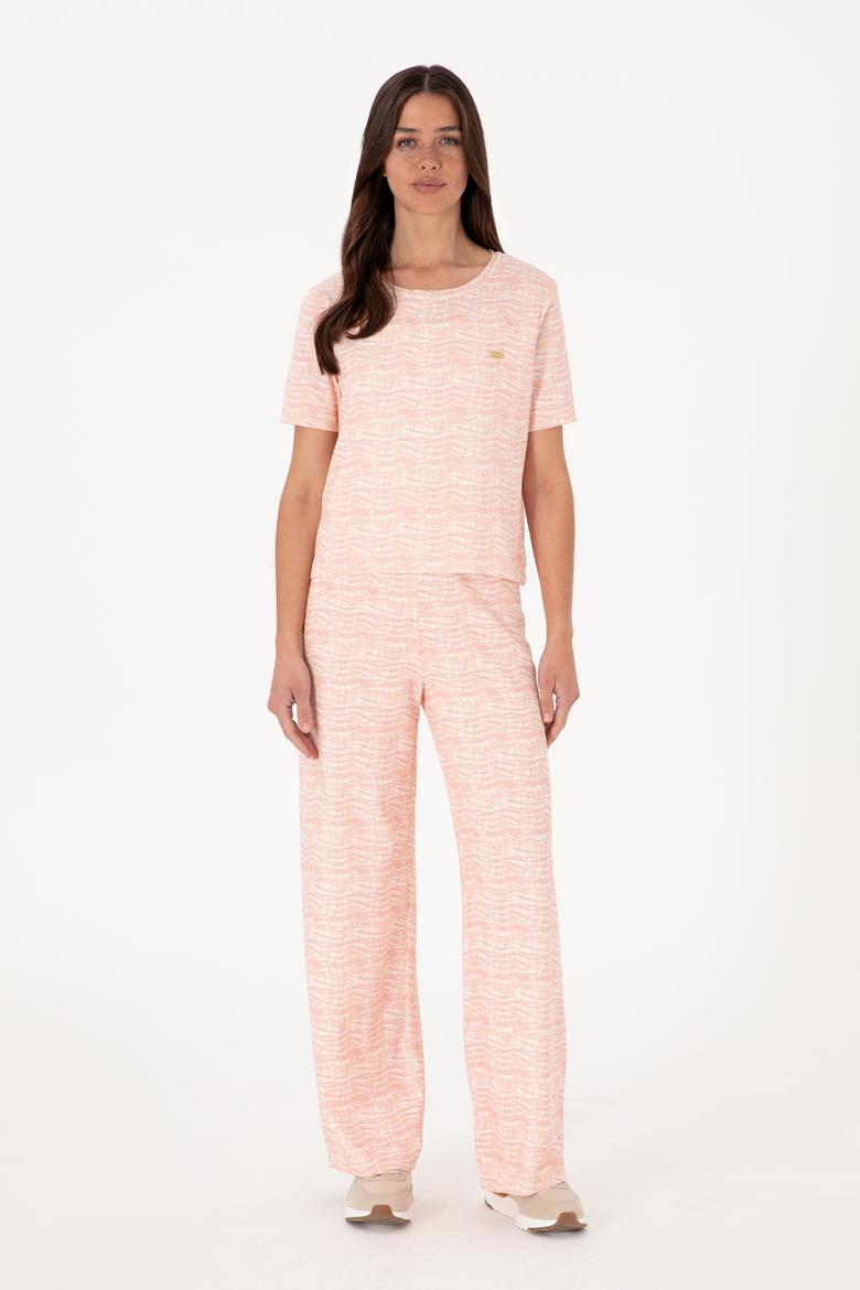 Kadın Turuncu Bisiklet Yaka Kazak - 50299362010