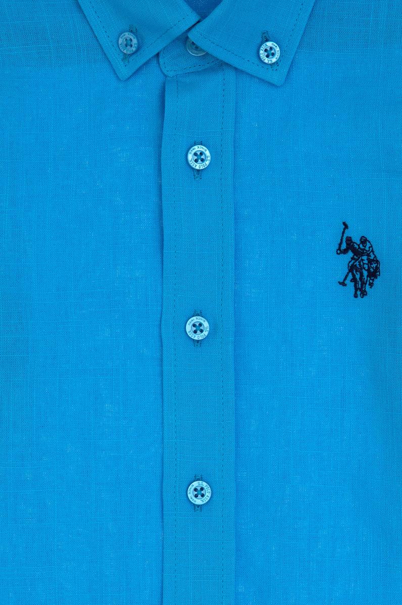 Erkek Çocuk Aqua Uzun Kollu Basic Gömlek