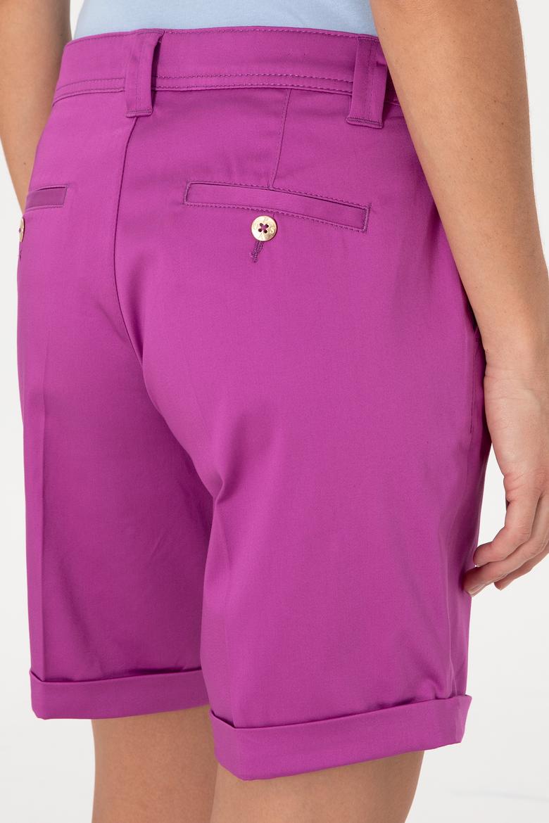 Kadın Menekşe Dokuma Şort - 50299160030