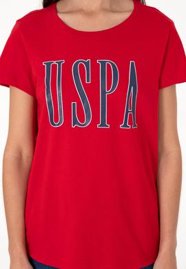 Kadın Kırmızı Bisiklet Yaka Tişört - 50305842059