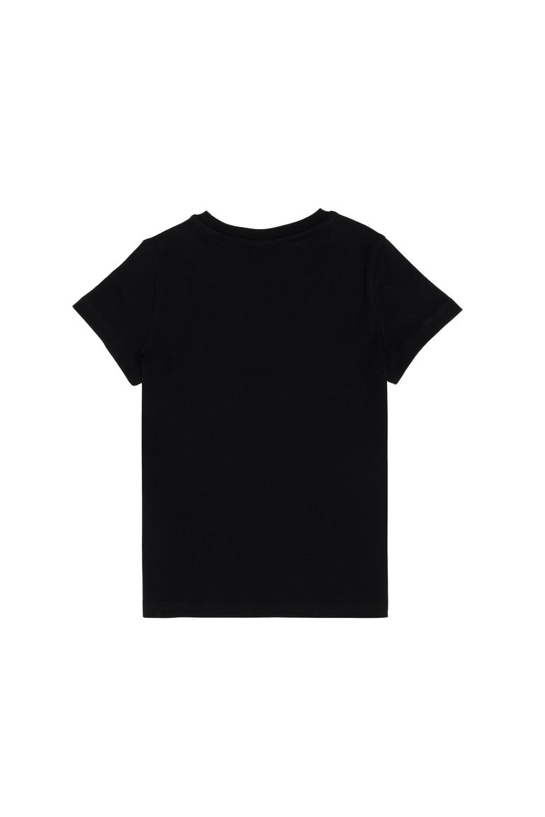 Erkek Çocuk Siyah Bisiklet Yaka Tişört - 50307174057