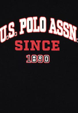 Erkek Çocuk Siyah Bisiklet Yaka Tişört - 50307174057