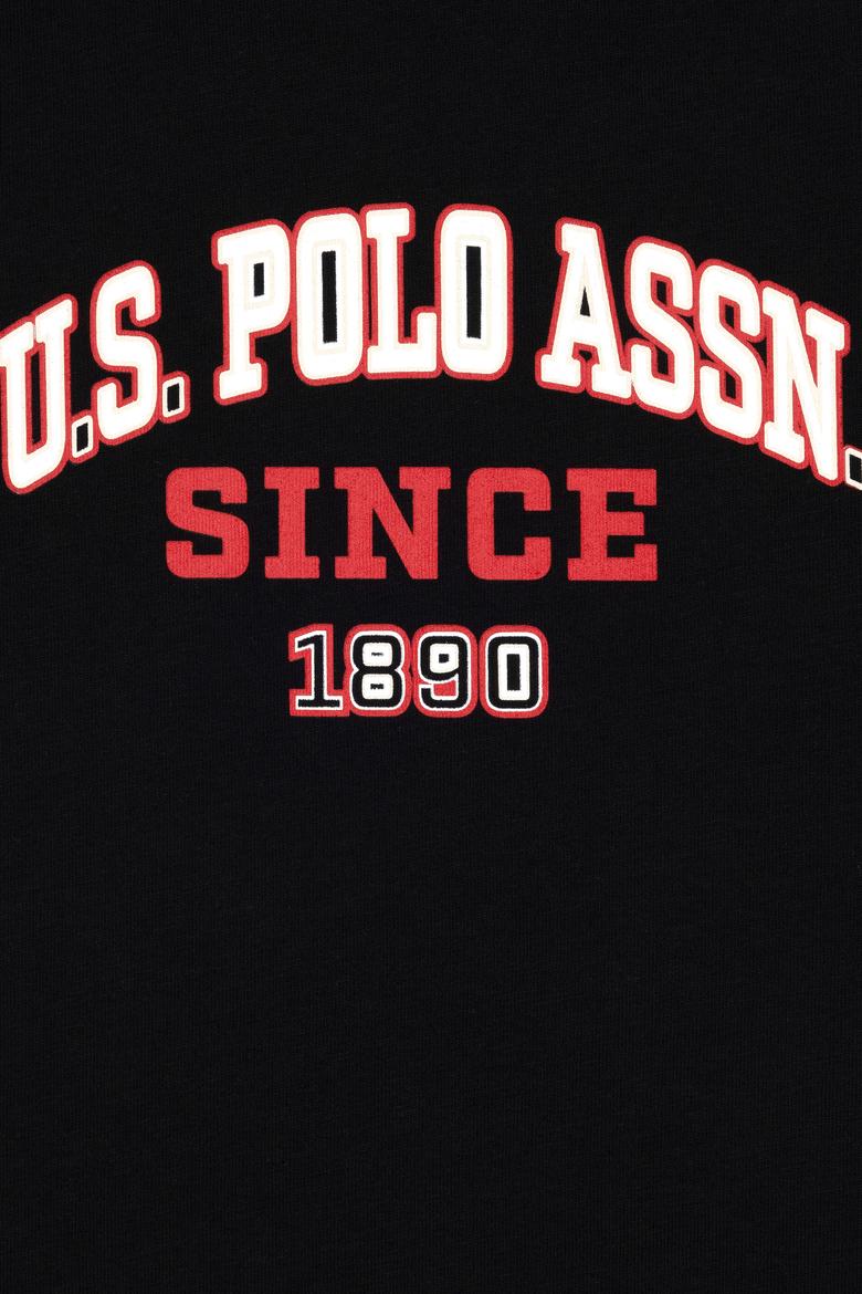 Erkek Çocuk Siyah Bisiklet Yaka Tişört - 50307174057