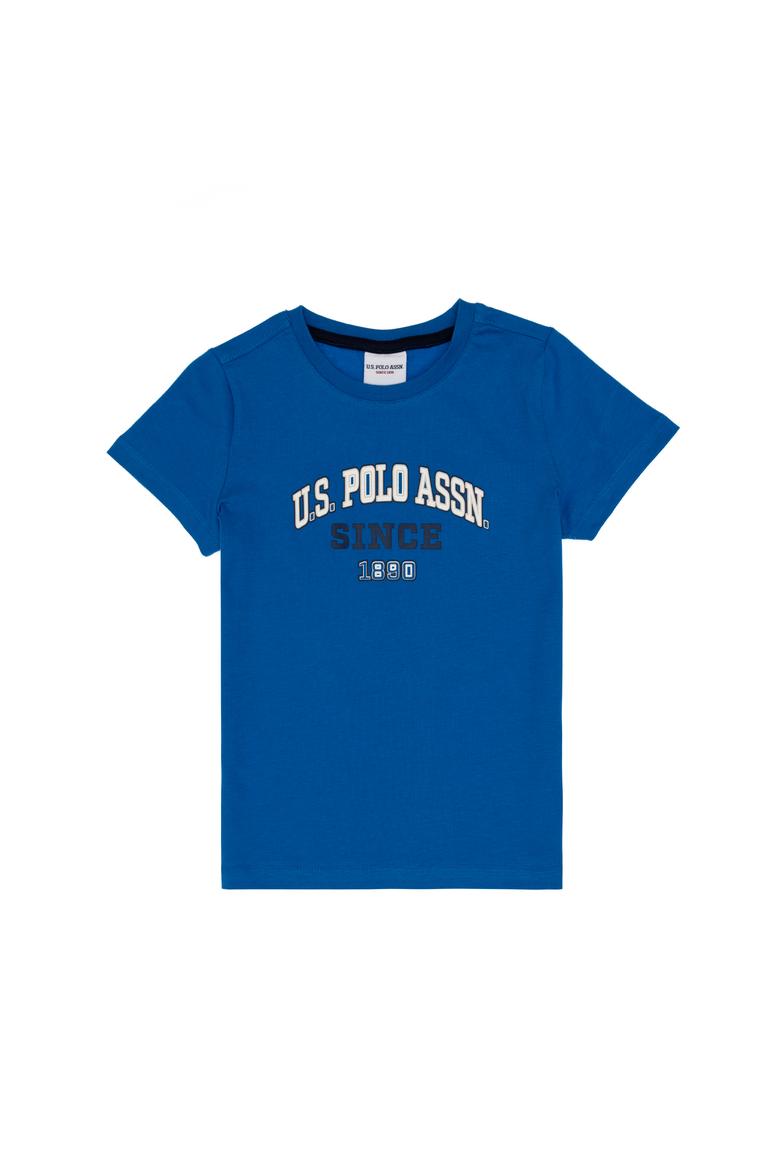 Erkek Çocuk Kobalt Bisiklet Yaka Tişört - 50307174035