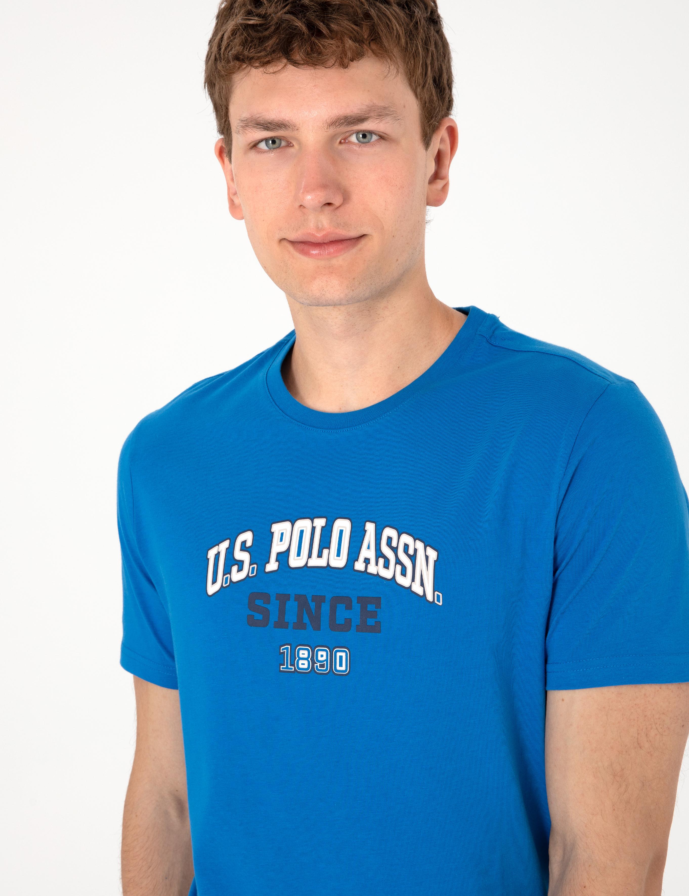 تی شرت یقه گرد رگولار یقه گرد مردانه یو اس پولو | U.S. Polo Assn. - تصویر 2
