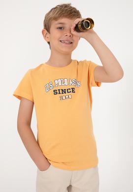 Erkek Çocuk Kavun Bisiklet Yaka Tişört - 50307174015