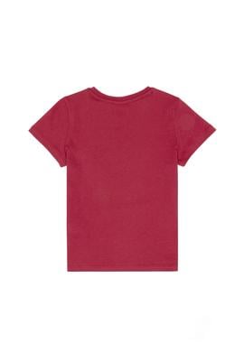 Erkek Çocuk Vişne Bisiklet Yaka Tişört - 50307174068