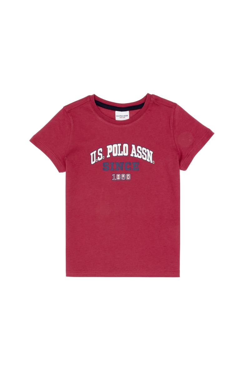 Erkek Çocuk Vişne Bisiklet Yaka Tişört - 50307174068