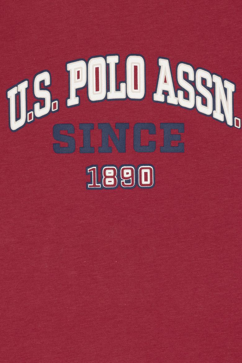 Erkek Çocuk Vişne Bisiklet Yaka Tişört - 50307174068