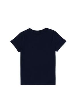 Erkek Çocuk Lacivert Bisiklet Yaka Tişört - 50307174011