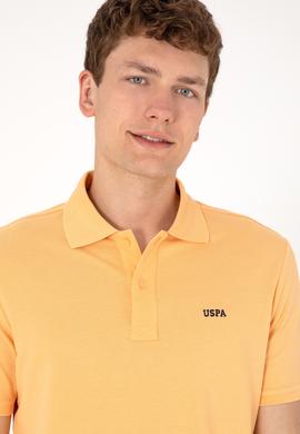 Erkek Regular Fit Polo Yaka Turuncu Basic Tişört - 50306007287