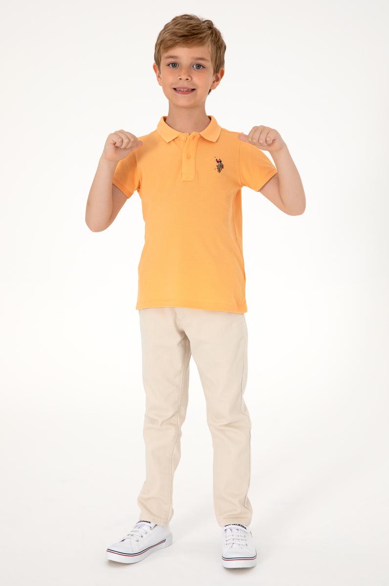 Erkek Çocuk Kavun Basic Polo Yaka Tişört