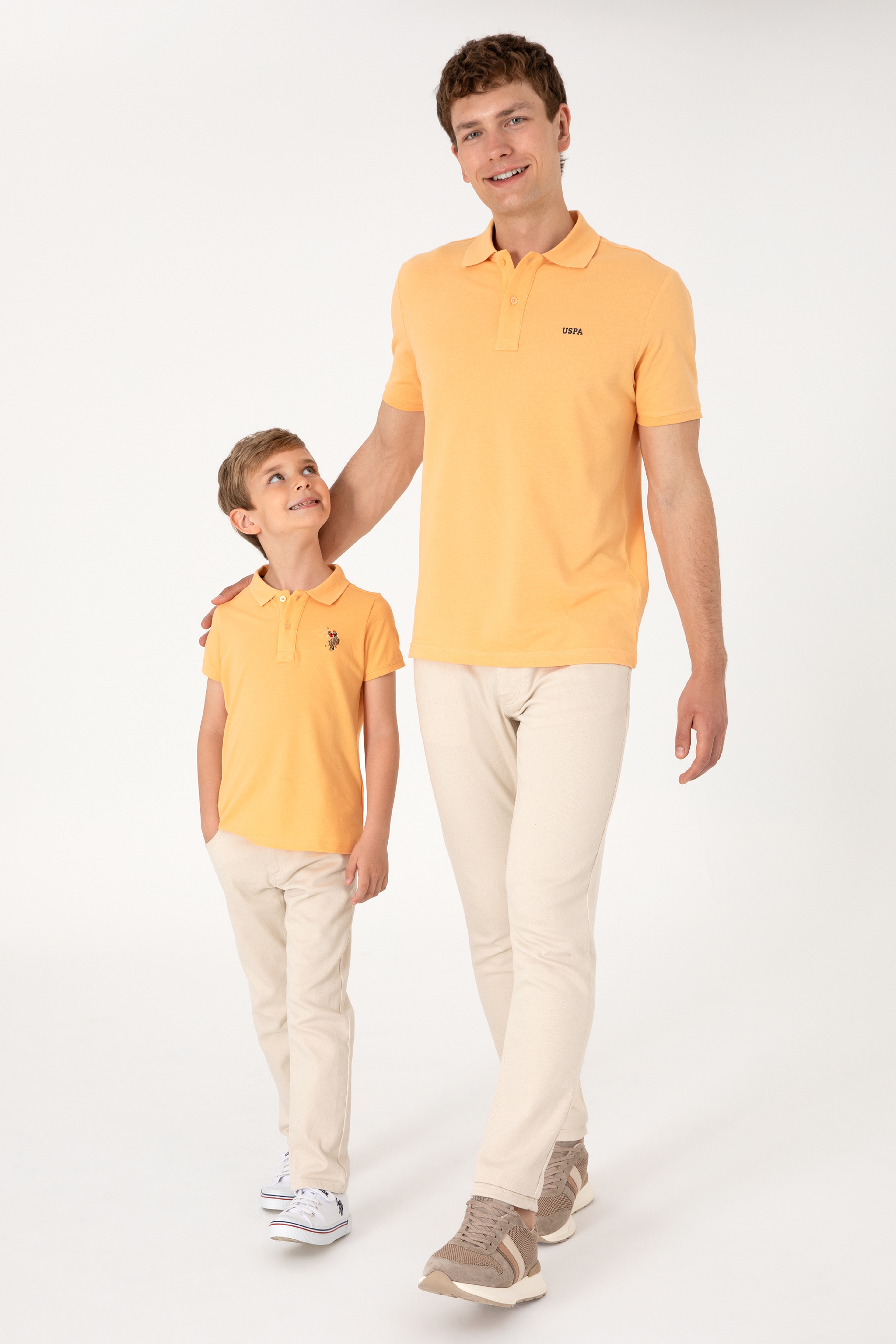 Erkek Çocuk Kavun Basic Polo Yaka Tişört