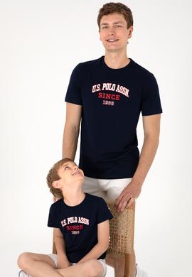 Erkek Regular Fit Bisiklet Yaka Lacivert Tişört - 50307311006