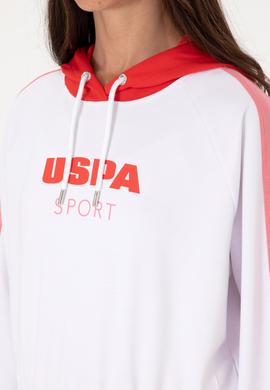 Kadın Beyaz Kapüşonlu Sweatshırt - 50300697008