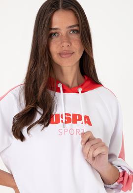 Kadın Beyaz Kapüşonlu Sweatshırt - 50300697008