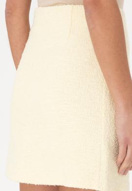 Kadın Limon Mini Boy Örme Etek - 50299860032