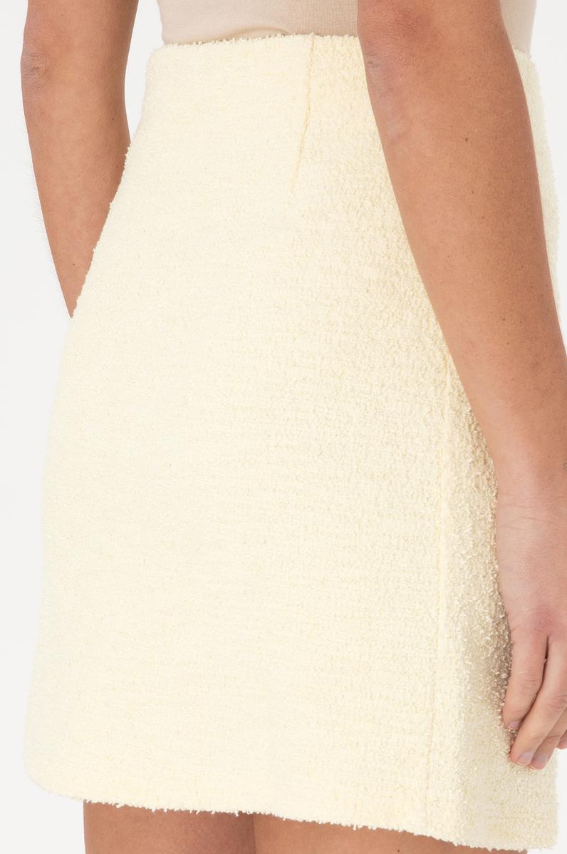 Kadın Limon Mini Boy Örme Etek