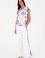 Kadın Beyaz Modal Karışımlı Eşofman Altı