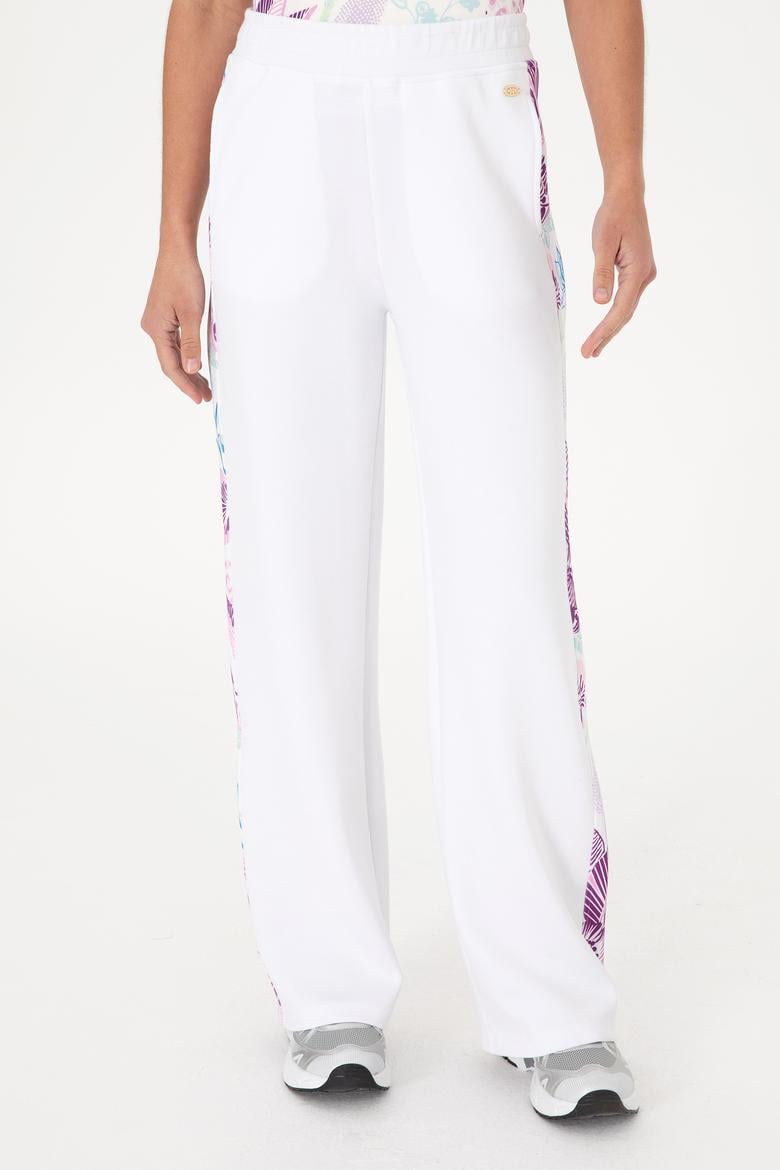 Kadın Beyaz Modal Karışımlı Eşofman Altı - 50299834032