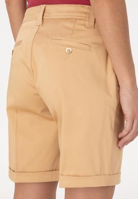 Kadın Camel Dokuma Şort - 50299160006