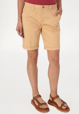 Kadın Camel Dokuma Şort - 50299160006