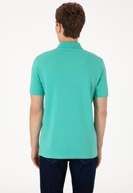 Erkek Polo Yaka Mint Basic Tişört - 50306007077