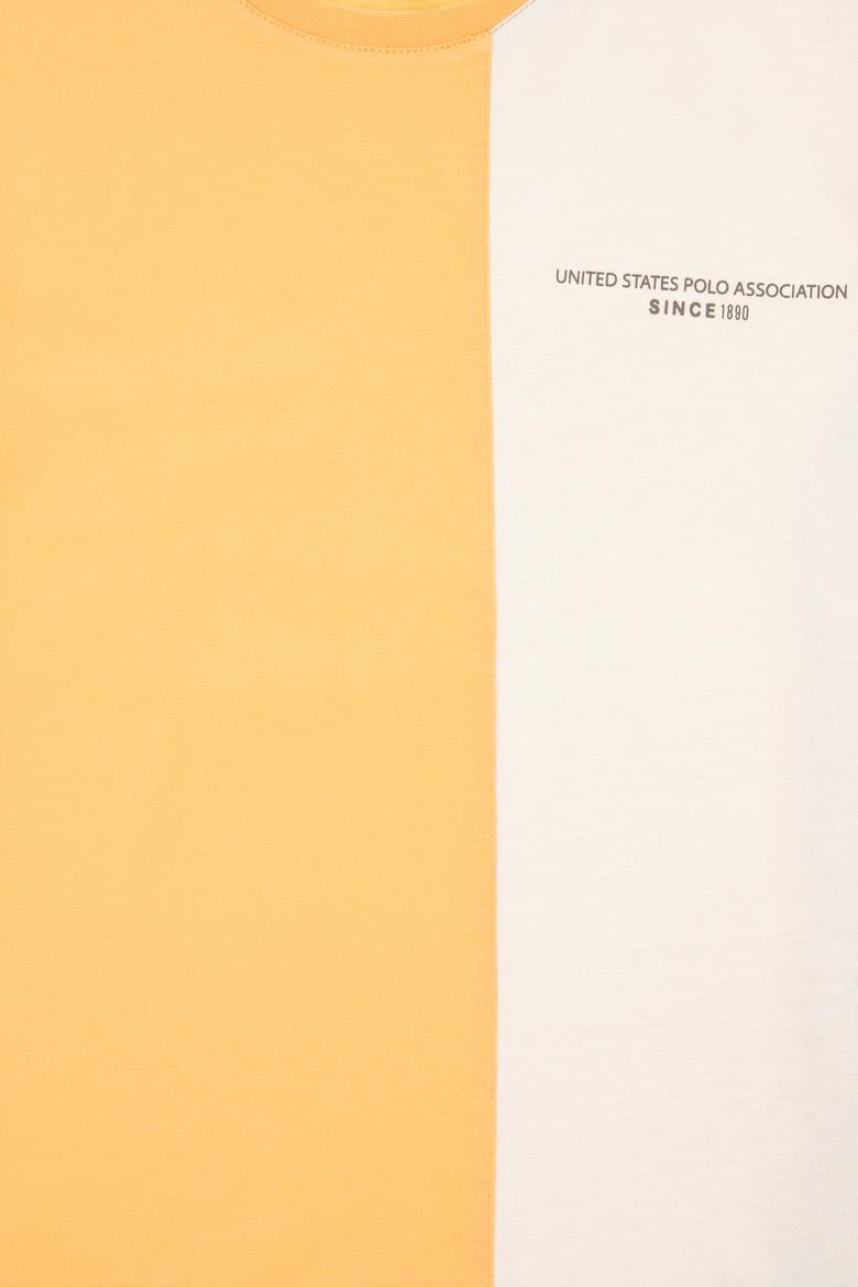 Erkek Çocuk Kavun Oversize Bisikelt Yaka Tişört - 50307163087