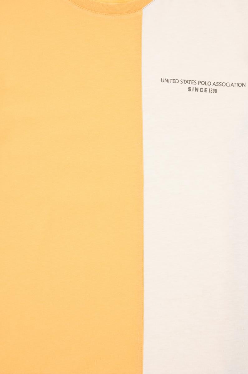 Erkek Çocuk Kavun Oversize Bisikelt Yaka Tişört