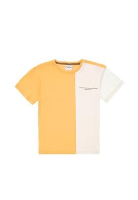 Erkek Çocuk Kavun Oversize Bisikelt Yaka Tişört - 50307163087