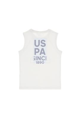 Erkek Çocuk Açık Gri Kolsuz Bisiklet Yaka Tişört - 50307160049