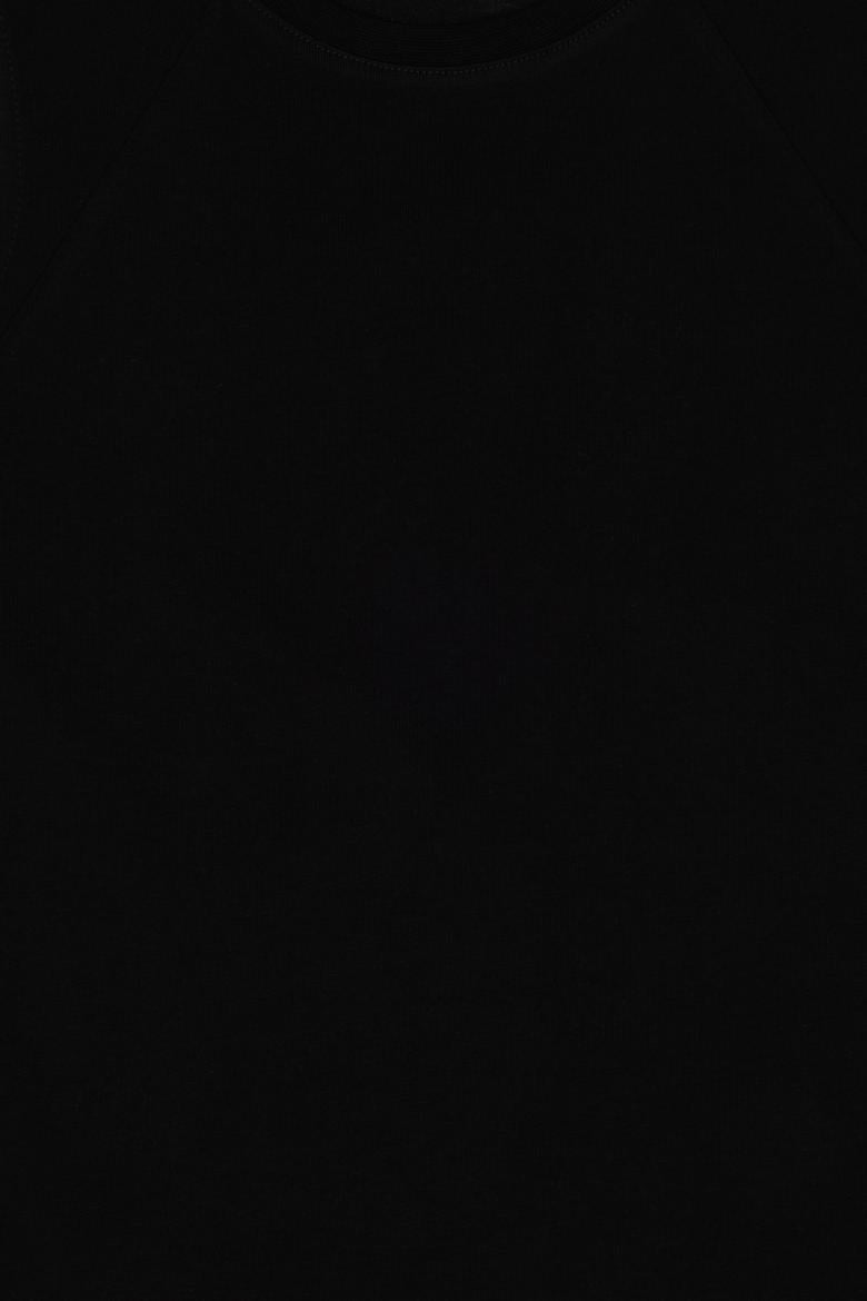 Erkek Çocuk Siyah Kolsuz Bisiklet Yaka Tişört - 50307160016