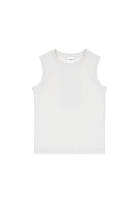 Erkek Çocuk Açık Gri Kolsuz Bisiklet Yaka Tişört - 50307160049