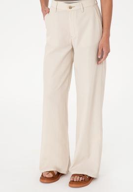 Kadın Taş Loose Fit Kanvas Pantolon - 50309122014