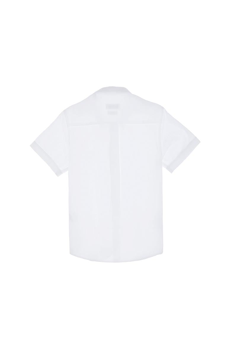Erkek Çocuk Beyaz Kısa Kollu Gömlek - 50306567008