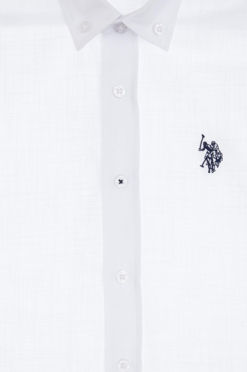 Erkek Çocuk Beyaz Kısa Kollu Gömlek