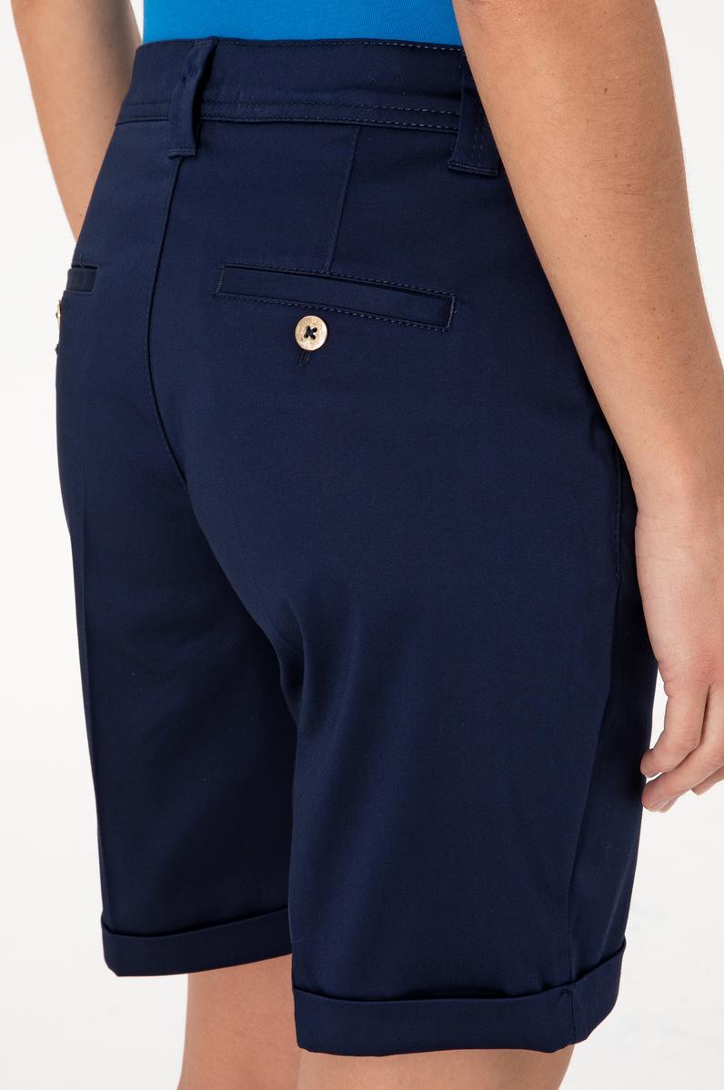Kadın Lacivert Dokuma Şort