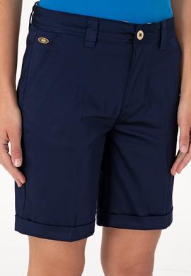 Kadın Lacivert Dokuma Şort - 50299160020