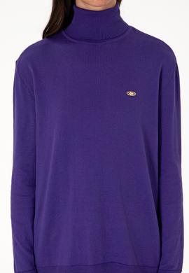 Kadın Mor Basic Kazak - 50288974073