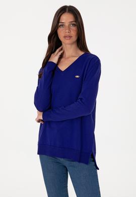 Kadın Mavi Basic Kazak - 50288973041