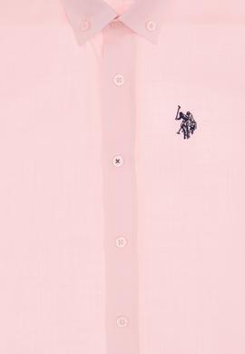 Erkek Çocuk Açık Pembe Kısa Kollu Gömlek - 50306567053