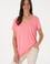 Kadın Pembe Modal Karışımlı V Yaka Basic Tişört
