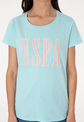 Kadın Aqua Bisiklet Yaka Tişört - 50305842139