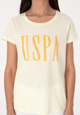 Kadın Limon Bisiklet Yaka Tişört - 50305842169