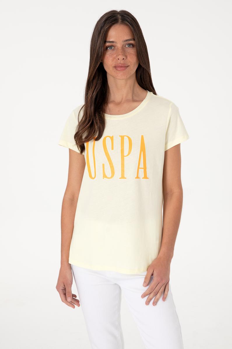 Kadın Limon Bisiklet Yaka Tişört