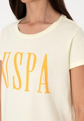 Kadın Limon Bisiklet Yaka Tişört - 50305842169