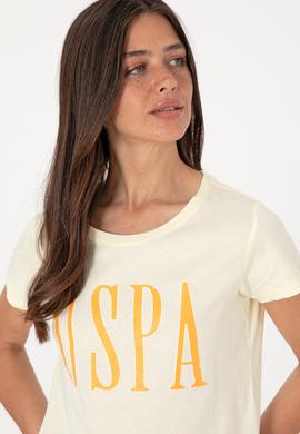 Kadın Limon Bisiklet Yaka Tişört - 50305842169