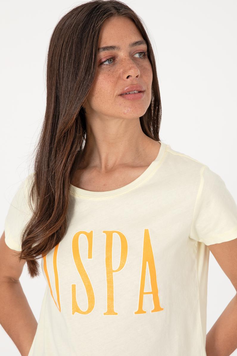 Kadın Limon Bisiklet Yaka Tişört