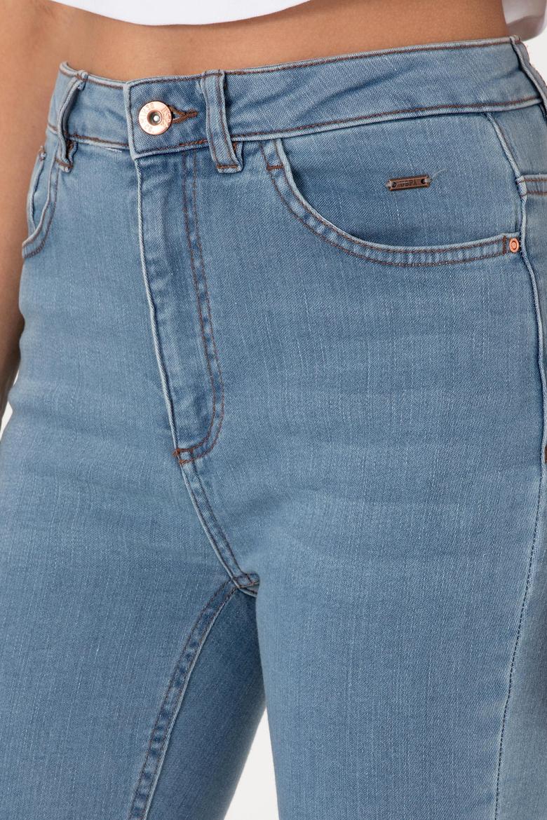 Kadın Açık Mavi Skinny High Waist Fit Jean Pantolon - 50297532014