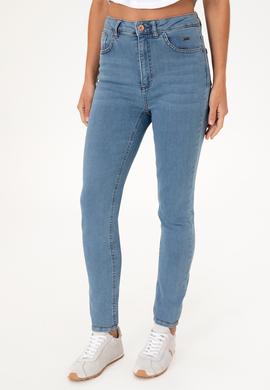 Kadın Açık Mavi Skinny High Waist Fit Jean Pantolon - 50297532014